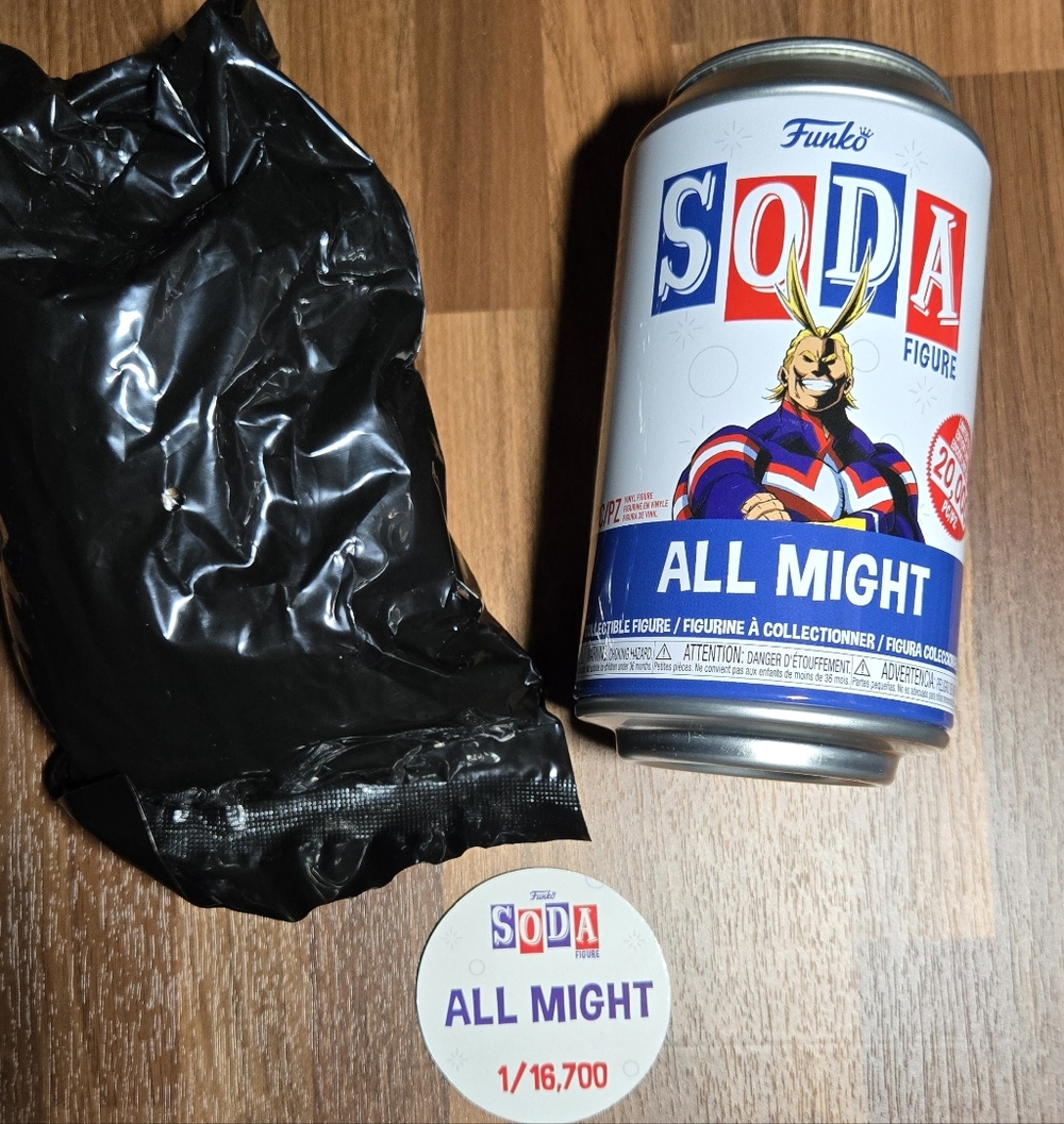 Funko Soda My Hero Academia - All Might 1/16,700 Common In Bag